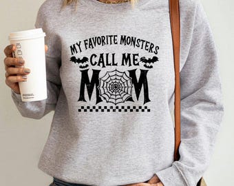 Mama Halloween Sweatshirt, Halloween sweatshirt’s,Long sleeves Sweatshirt,Fall Sweatshirts