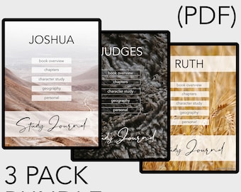 PDF Bible Study Journals 3 Pack Joshua, Judges, Ruth