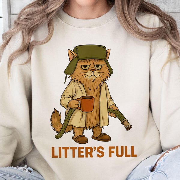 Sudadera navideña para gatos de Litter, Camiseta navideña de National Lampoon's Vacation