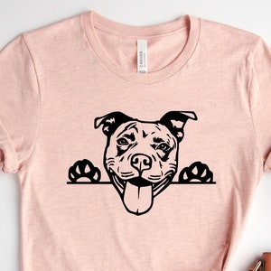 Pitbull Shirt | Pitbull Lover Shirt Gift | Pitbull Owner Gift | Pitbull Mom Gift | Pitbull Gifts | Pitbull Portrait Shirt | Dog Mom Gift