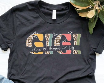 Gigi Shirt, Personalized Gigi To Be Shirt, Cute Grandma Shirt, Mothers Day Shirt, Gift For Grandma, Cool Nana Shirt, Pregnancy Reveal Shirt