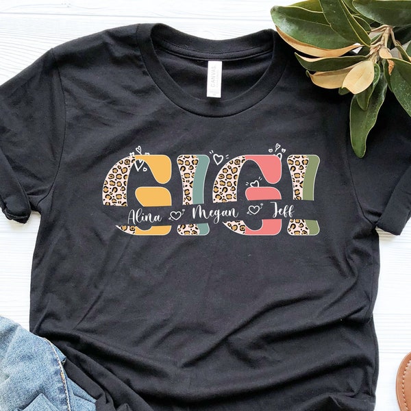 Gigi Shirt, Personalized Gigi To Be Shirt, Cute Grandma Shirt, Mothers Day Shirt, Gift For Grandma, Cool Nana Shirt, Pregnancy Reveal Shirt