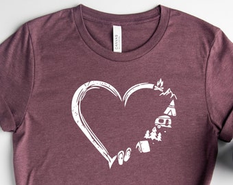 Camping Lover Shirt | Hiking Nature Outdoor Lover Shirt | Happy Campers RV Shirt | Tent Camper Life Shirt | Camping Shirt | Camper Shirt