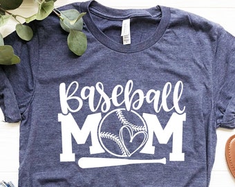 Camisa de mamá de béisbol, camisa de mamá deportiva, camisa de mamá de moda, regalos para mamá, regalo del día de las madres, regalos de béisbol, camisa de mamá vida, camisa de béisbol