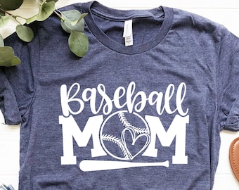 Camisa de mamá de béisbol, camisa de mamá deportiva, camisa de mamá de moda, regalos para mamá, regalo del día de las madres, regalos de béisbol, camisa de mamá vida, camisa de béisbol