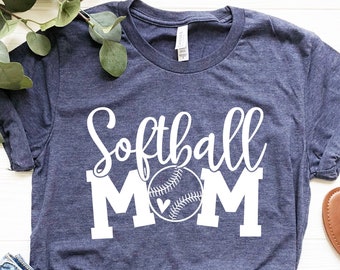 Softball Mom Shirt, Sports Mom Shirt, Trendy Mom Shirt, Softball Gifts, Mama Life Shirt, Gifts For Mom, Mothers Day Gift, Softball T-shirt