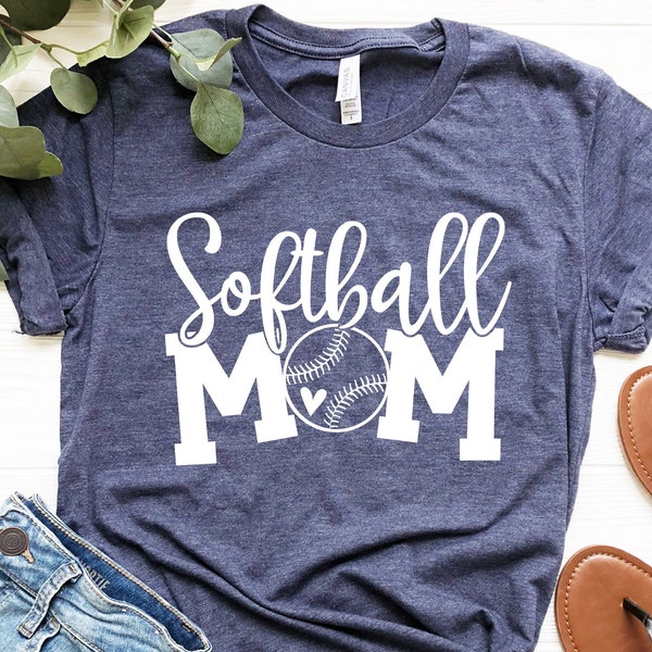 Softball Mom Shirt, Sports Mom Shirt, Trendy Mom Shirt, Softball Gifts, Mama Life Shirt, Gifts For Mom, Mothers Day Gift, Softball T-shirt