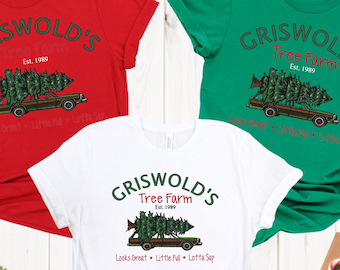 Griswold's Tree Farm Shirt, Farmer Shirt, Gifts For Farmer, Christmas Tree Shirt, Family Christmas Pajamas, Holiday T-shirt, Winter Shirts