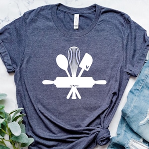 Baking Shirt, Gift For Baker, Pastry Chef Shirt, Baker T-Shirt, Cookie Lover, Baking Lover Shirt, Chef Shirt, Cooking Shirt, Gift For Cook