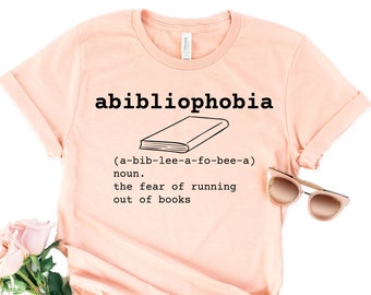 Abibliophobia Shirt, Book Lover Shirt, Book Lover Gift, Reading Shirt, Bookworm Gift, Tshirt For Book Lovers, Book Club Gift, Book Folding