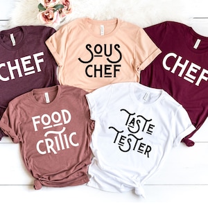 Chef Family Shirt, Matching Shirts, Baking Family T-Shirt, Gift For Baker, Cook Shirt, Chef Gift, Food Shirt, Gourmet Gift, Baking Lover Tee