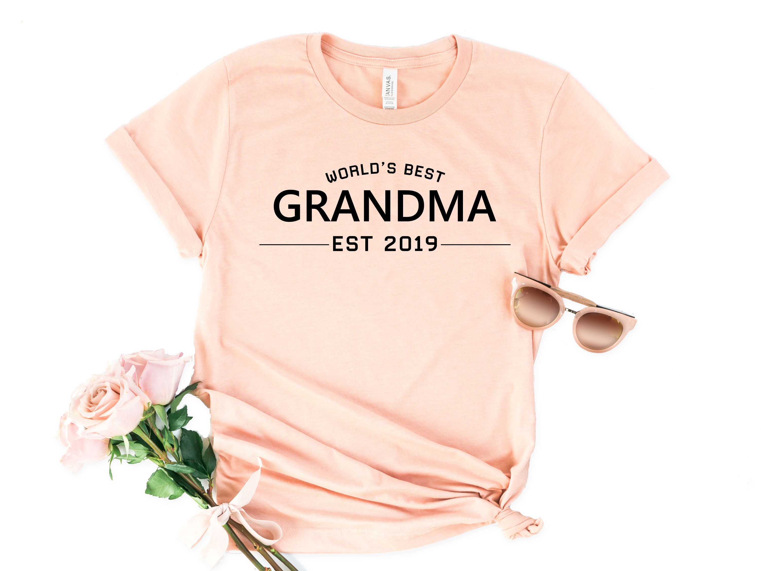 World's Best Grandma EST Shirt Grandma to Be Shirt Etsy