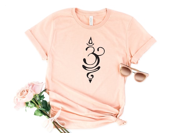 Sanskrit Breathe Symbol Shirt, Yoga Shirt, Gift For Yogi, Yoga Lover Gift, Minimalist Shirt, Indian Shirt, Buddhism Shirt, Buddha Shirt