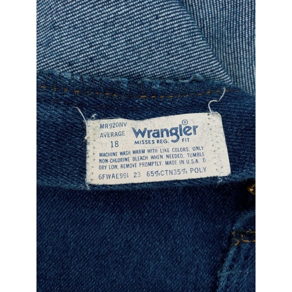 Vintage Wrangler Women's Denim Jeans Horse Size 1… - image 5