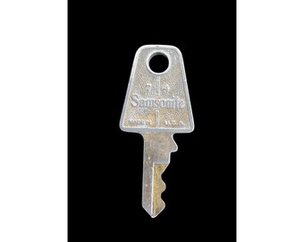 Llave de repuesto para equipaje vintage Samsonite Extra 74 Shwayder Denver, fabricada en EE. UU.