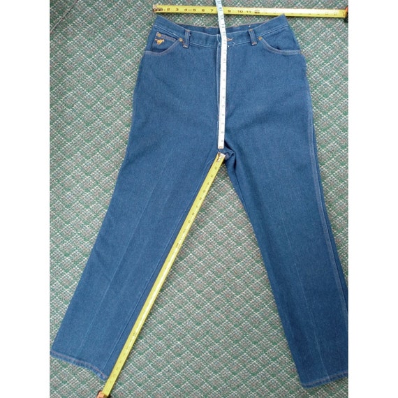 Vintage Wrangler Women's Denim Jeans Horse Size 1… - image 8
