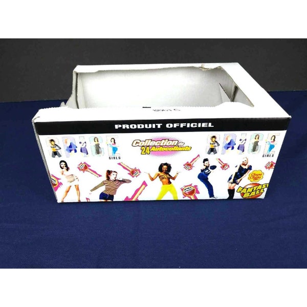 Spice Girls Chupa Chups Store Display Box vintage 1997 Suckers Lollipop BOX ONLY-No bonbons inclus