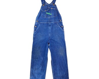 Peto vaquero vintage Key Imperial Aristocrat para hombre. La etiqueta indica 34x32. Consulte la descripción para conocer las medidas reales.