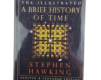 The Illustrated A Brief History of Time de Stephen Hawking, couverture rigide, 1996