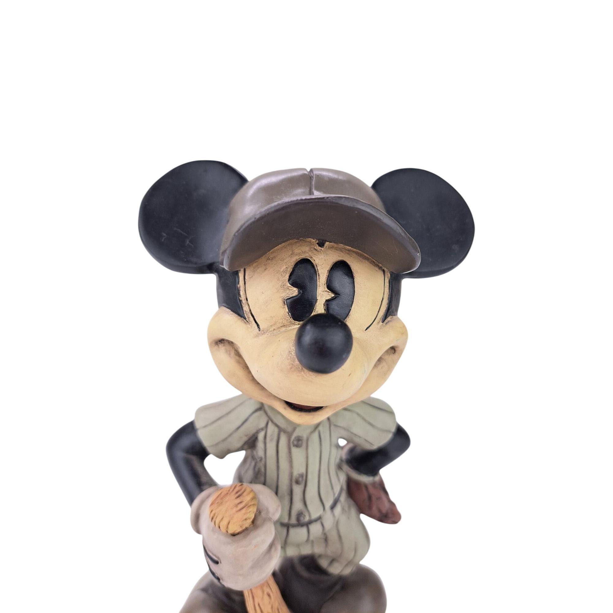 Vintage Disneyland Resort Mickey Mouse Bobble Head Baseball