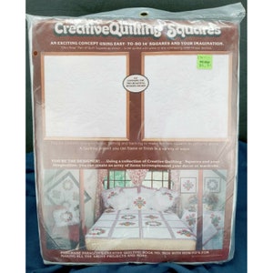 Creative Quilting Squares Vintage Ohio Rose Quilt Block Kit 1981 0880 Paragon