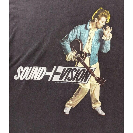 Vintage David Bowie Tour XL Sound Vision T-Shirt … - image 4