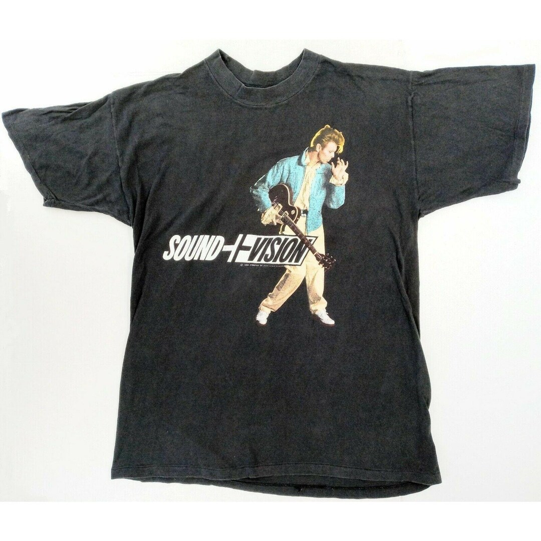 Vintage David Bowie Tour XL Sound Vision T-shirt 1990 Vintage David Bowie Tour XL Sound Vision T-shirt 1990