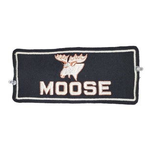 Vintage Loyal Order Of Moose Lodge Arm Band Embroidered Fraternal LOOM Ritual