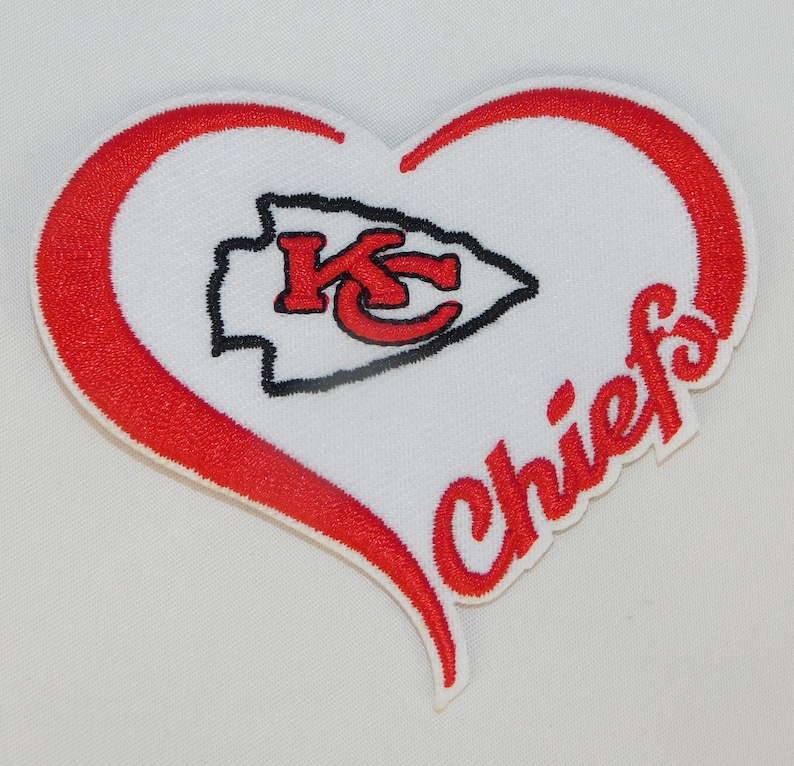 Kansas City Chiefs Patch NFL Iron on Embroidered Arrowhead - Etsy