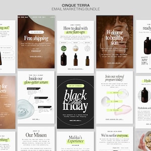 Editable Email Templates | Email Marketing | Product Marketing Email | Beauty Email Template | Newsletter Template | Skincare Email Template