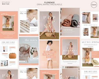 Modelli e-mail modificabili/E-mail marketing/E-mail marketing prodotto/Modello e-mail moda/Modello newsletter/E-mail di benvenuto
