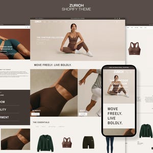 Shopify Template | Fashion Shopify Theme | Shopify Website | Neutral Shopify Template | Shopify Design | Modern Shopify Theme