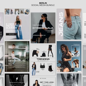 EDITABLE Fashion Instagram Template | Instagram Fashion Templates | Fashion Social | Fashion Social Media | Blogger Template