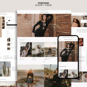 Shopify Template | Fashion Shopify Theme | Shopify Website | Neutral Shopify Template | Shopify Design | Modern Shopify Theme