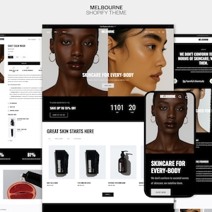 Shopify Template | Beauty Shopify Theme | Shopify Website | Neutral Shopify Template | Shopify Design | Modern Shopify Theme