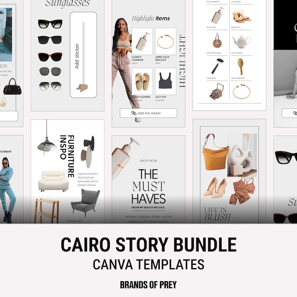 Editable Fashion Social Media | Modern Social Media | Instagram Story Template | Instagram Templates | Blogger Template | Instagram Story