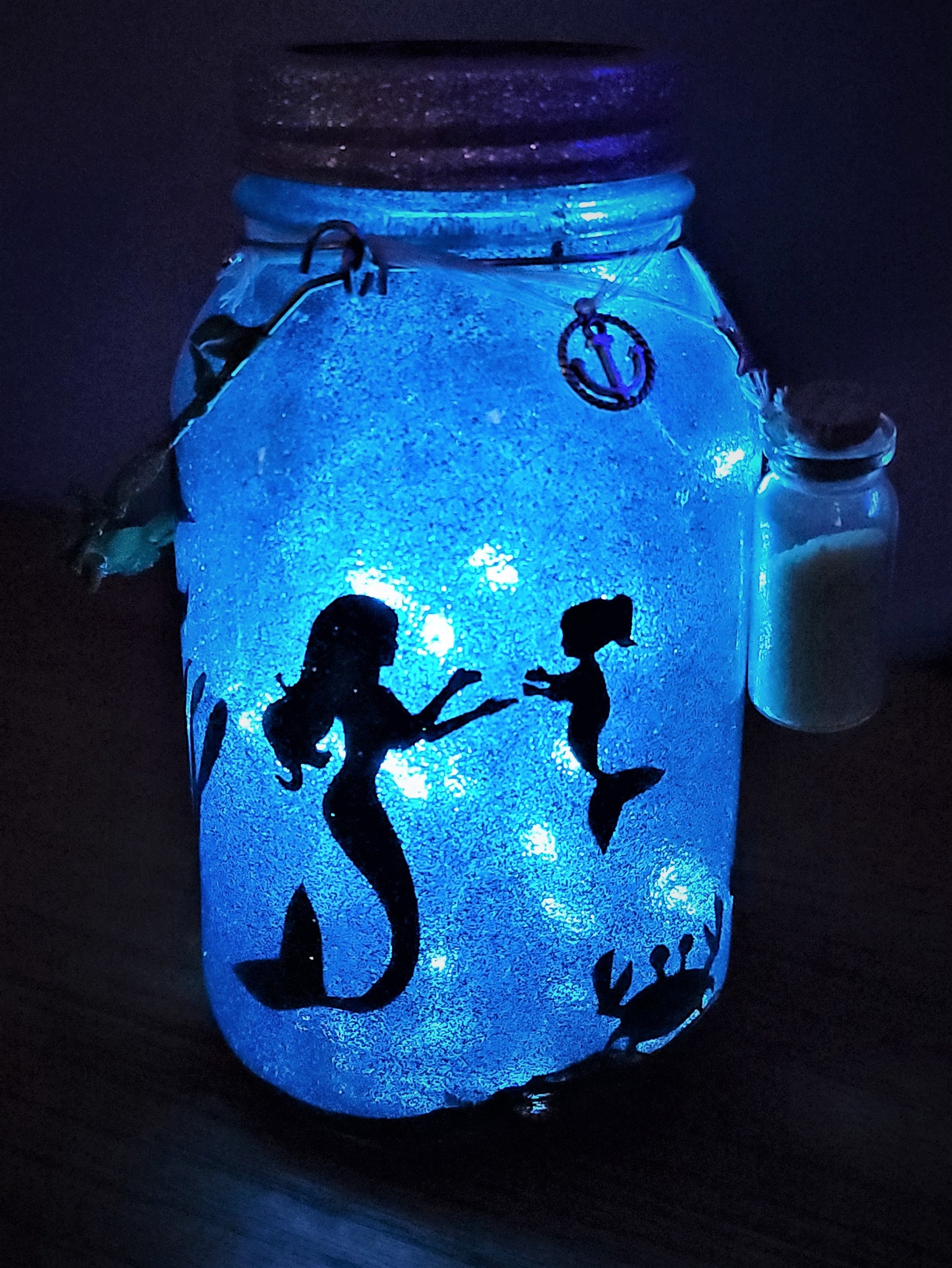 mermaid solar light