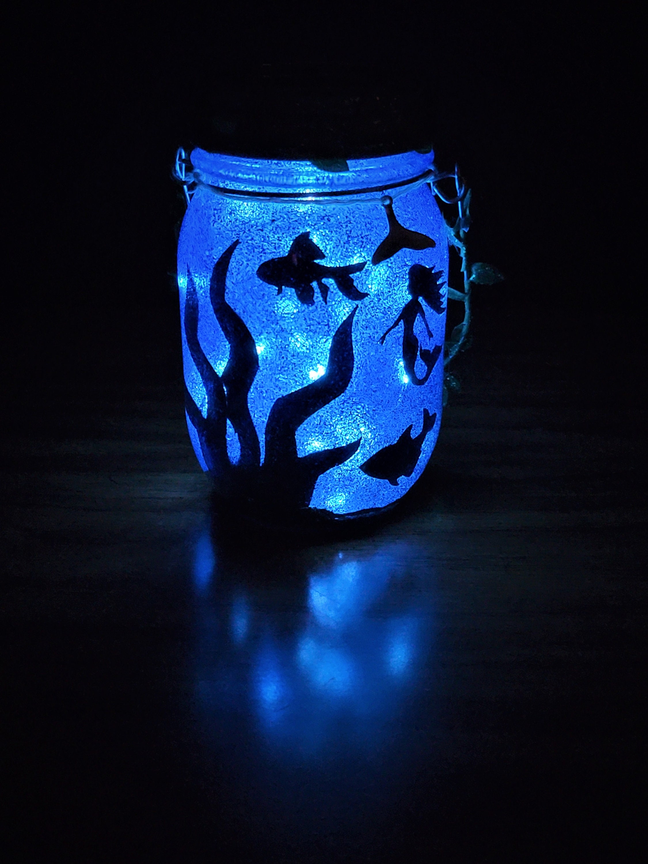 mermaid solar light