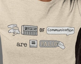 Unisex Speech therapy Shirt, ASL Language teacher tshirt, Occupational Therapy, social worker, SLP gifts, Neurodiversity, deaf, Autism ASD