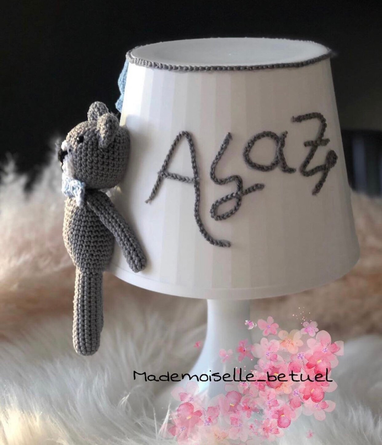 Bedside lamp customizable children's room | Etsy