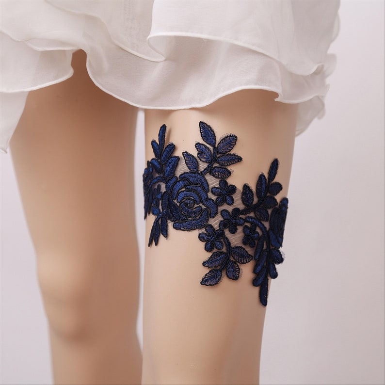 Gothic Black Floral Lace Wedding Garter Bridal Garters Toss Garter Prom Garter Keepsake Garter Off Lace Garter Set Ivory Garter Bride Garter