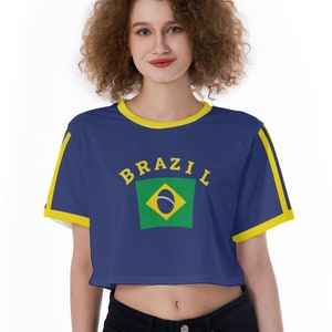 Brazil Shirt, Brazilian, For, Women, Ladies, Teens, Gifts, Soccer, Football, Design, Samba.