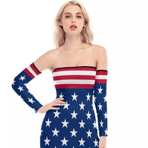 American Dress, American, USA, Women, Ladies, Teens, Gifts, America, Patriotic.