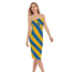 Sweden Dress, Women, Ladies, Teens, Gifts, Swedish, Design, Print.
