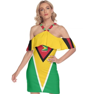 Guyana Dress, For Women, Teens, Girls, Gifts, Guyanese, Design, Print.