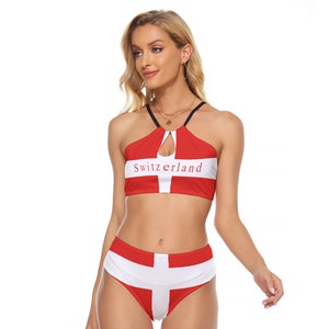 Switzerland Bikini, Swiss, Design, Women, Ladies, Teens, Gifts.