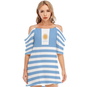 Argentina Dress, For, Women, Ladies, Teens, Gifts, Argentinian, Print.
