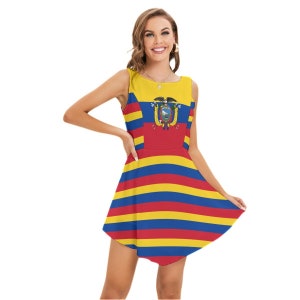 Ecuador Dress, Ecuadorian, Women, Ladies, Teens, Gifts, Design.