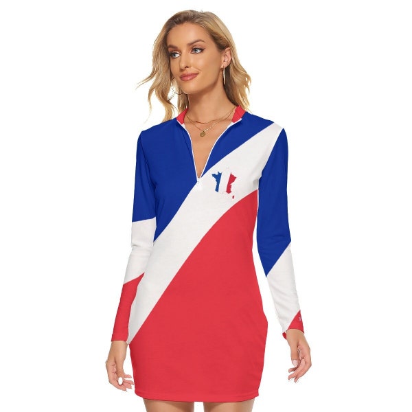 French Flag Women's Dress, France Flag, Ladies, Teens, Girls, Gifts, Design, Football, Soccer, Paris, Cannes, Fashion, French.