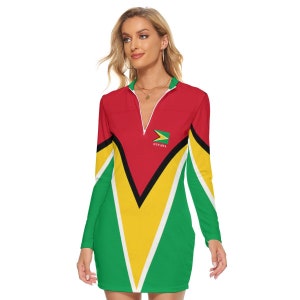 Guyana Dress, For, Women, Ladies, Teens, Guyanese, Gifts.
